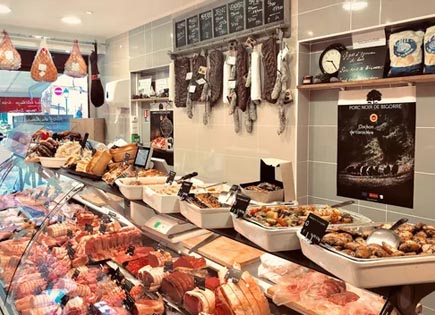 Boutique gourmande, de la bonne viande ...