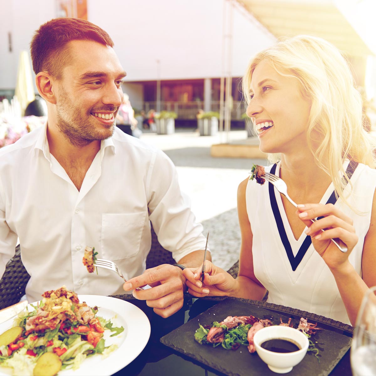 Restaurant avec terrasse